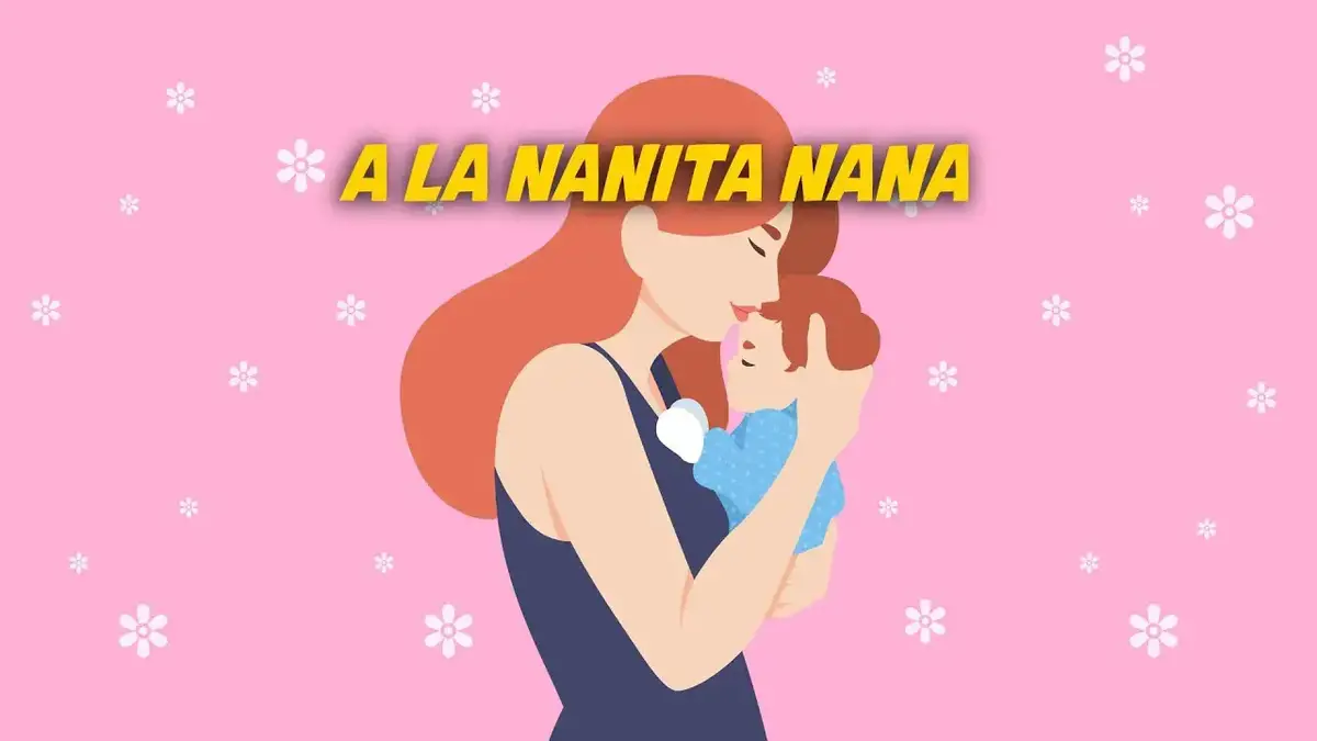 'Video thumbnail for A la Nanita Nana | Free Nursery Rhymes [Karaoke with Lyrics] #cancionesinfantiles'