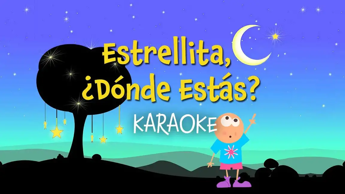'Video thumbnail for Estrellita, ¿Dónde Estás? | Canciones Infantiles (Karaoke con letra) #cancionesinfantiles'